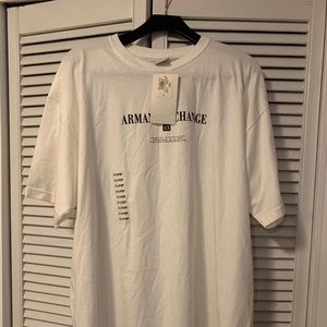 NWT Armani Exchange White T-Shirt